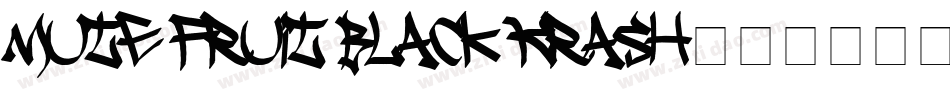 Mute Fruit Black Krash字体转换